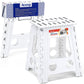 16 Inch Non Slip Foldable Step Stool With Pin Structure