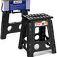 16 Inch Non Slip Foldable Step Stool With Pin Structure