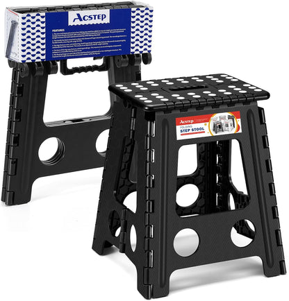 16 Inch Non Slip Foldable Step Stool With Pin Structure