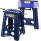 18 Inch Non Slip Foldable Step Stool With Pin Structure