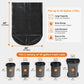 Delxo 40-45 Gallon Trash Bags, 250 Count, 40×45'' Large Black Garbage Bags | Star-Seal Can Liners for Home, Kitchen, Yard & Office – Bulk Value Pack, Made in USA