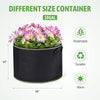 Delxo 10-Pack 10 Gallon Grow Bags Heavy Duty Aeration Fabric Pots Thickened Nonwoven Fabric Pots Plant Grow Bags with Handles - delxousa